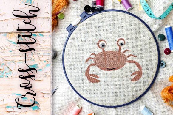 Embroidery Cross-stitch Crab: A Designer's Review for Apparel