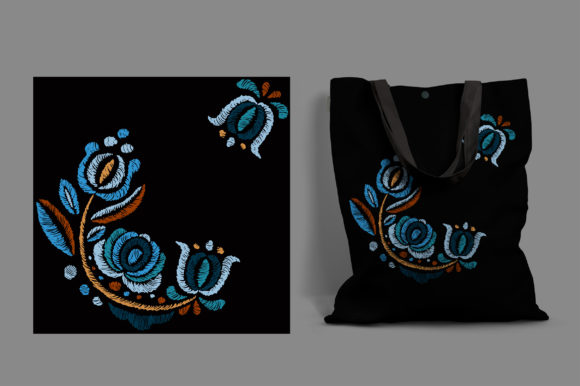 Embroidery on a Black Background: A Handmade Gift Review