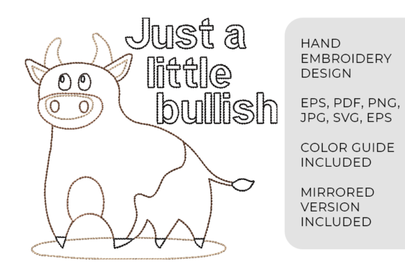 Just a Little Bullish Hand Embroidery Review