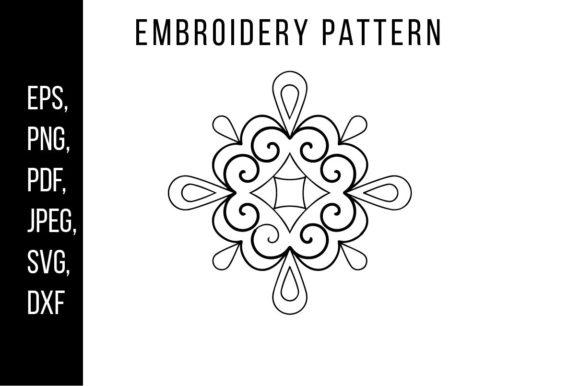 Mandala Style Embroidery Pattern: A Designer's Review